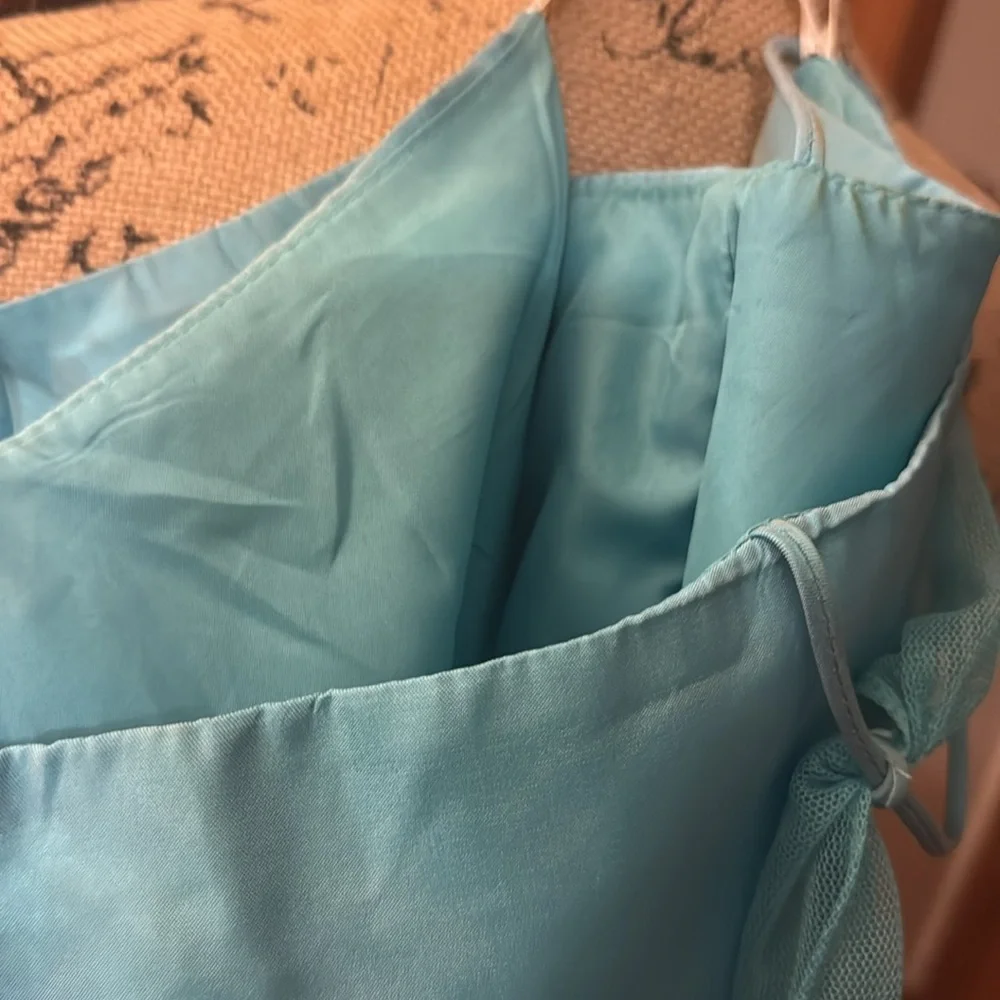 David’s Bridal🩵 teal dress like new - Picture 11 of 12